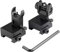 Hunting Explorer Flip Up Hinten Vorne Und Iron Sights Backup Passend Für Picatinny Und Weaver Rails Black