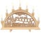 Wichtelstube-Kollektion Holz Schwibbogen Eisenbahn Lichterbogen
