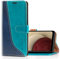 Mulbess Coque pour Samsung Galaxy A12 / M12, Etui a Rabat, Housse en Cuir, Pochette de Protection Portefeuille, Élégant Bleu Mint