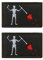 Antrix Patch mit 2 schwarzen Bart-Piraten, Edward, Militär-Abzeichen, Klettverschluss, taktische Piratenflagge, Patch für Hüte, Westen, Rucksack, Tasche