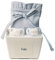BebeDeParis | Schnuller für Babys, personalisierbar mit Namen, für Babys von 0-6 Monaten, BPA-frei, präsentiert in eleganter Vintage-Box (Blau, 2 Schnuller + Tasche)