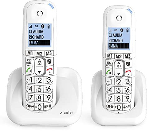 TELEFONO INALAMBRICO DECT VERSATIS XL 785 Duo Te. Gran ALCATEL