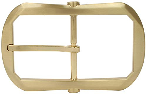 BELTINGER Gürtelschnalle Delux Double 4,0 cm | Buckle Wechselschließe Gürtelschließe 40mm Massiv | Dorn-Schließe | Wechselgürtel bis 4cm | Gold