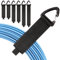 Verlängerungskabel-Organizer & Aufhänger, 6 Pack Flexible Klettbänder mit Dreieckschnalle zur Drähte, Kabel, Seilen, Schläuchen, Werkstatt Zubehör Organization