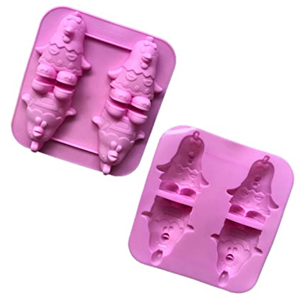 Silikonform 2 Stück 4 Sogar 2 Arten Von Hahn Und Henne Silikon Handgemachte Seifenform Kuchenform Kalte Seifenform Handgemachte Seife