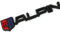 XLUCBS Embleme Schwarzer Metall-Kofferraum-Emblem-Aufkleber Seitenkotflügel-Abzeichen-Aufkleber für BMW Alpina CAR Styling