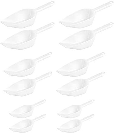 Westmark Back-/Abwiege-/Abfüllschaufeln, 6 Stück, Füllvolumen: je 2x 55 ml, 125 ml und 250 ml, Kunststoff, Halvar, Weiß, 909322E6