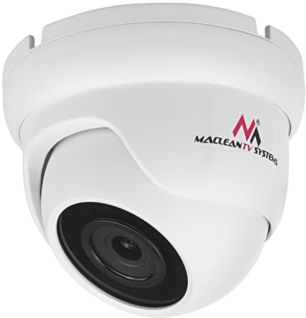 Maclean MCTV-515 IP/IPC-Überwachungskamera Dome-Kamera 5MPx für Innen- und Außenbereich IP67 Nachtsicht Bewegungserkennung Sicherheitskamera App (Überwachungskamera)