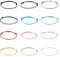 Beadthoven 120pcs Waxed Polyester Cord Adjustable Bracelet Twine Beading Bracelet for DIY Macrame Friendship Bracelet Jewelry Making,12 Colors