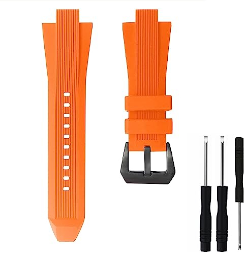 Dioway Rubber Silicone Watch Bands Strap Replacement with black buckle for Michael Kors - MK8380 MK8356 MK8295 MK9020 - Michael Kors Watch Strap