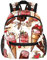 VAPOKF Leichter Schulrucksack Kleinkind Rucksack Kleine Reise Schultertasche für Jungen Mädchen Kinder, Schokolade Eis Beere Macaron, multi, 25.4x10x30 CM/10x4x12 in