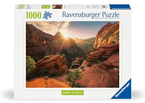 Ravensburger Puzzle Nature Edition 12000118 - Zion Canyon USA - 1000 Teile Puzzle für Erwachsene und Kinder ab 14 Jahren