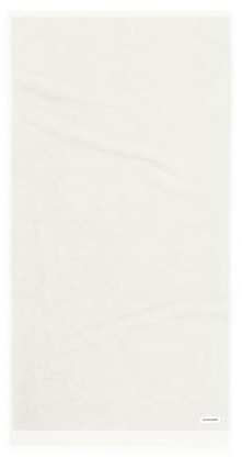 TOM TAILOR Handtuch, 2er Set, 50 x 100 cm, 100% Baumwolle / Frottier, mit Aufhänger und Label mit Logo, COLOR BATH TOWEL Weiß (Crisp White)