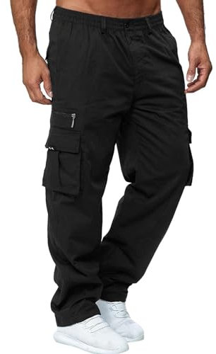 Generisch Herren-Cargohose, 4-Wege-Stretch, Für Alle Jahreszeiten, Mit Mehreren Taschen, Arbeitshose Hosen Herren Chino Kariert Chucks Herren Winter