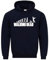 Walking Dead Zombie TV Show Inspired Hoodie -Quality printed Men's Hoodie for Kids/Women/UK Men - Unisex Hooded Jumper with Kangroo Pockets Navy