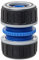 TATAY Schlauchkupplung 1/2 Zoll (12,5mm) - 5/8 Zoll (15mm) Premium, Sonnenschutz, Einfache Installation, Grau - Schwarz