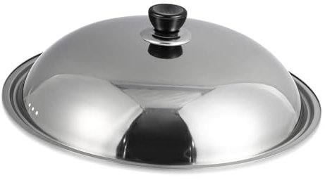 Garneck Edelstahl Topfdeckel Anti-verbrühungsschutz Dickes Kochgeschirr-abdeckung Mit Dampfverschluss Für Pfanne Wok Herdplatte Überkochschutz Und Wärmehaltung