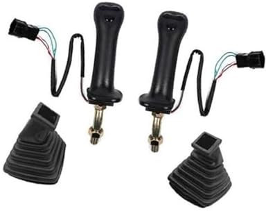JUNPIY 3-Tasten-Joystick for Bagger, Griffgetriebe mit Staubschutz Joystick für Bagger