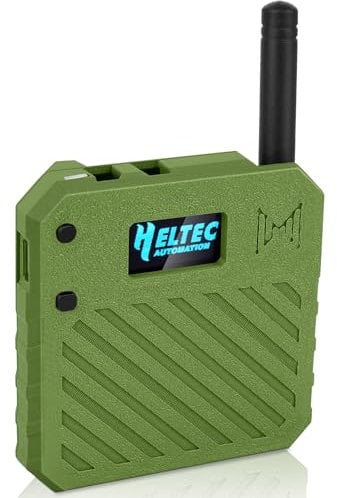 1 Pack ESP32 for Heltec V3 Case, LoRa Development Board, Meshtastic Housing with Antenna Connector and Type-C Interface (N33, Army Green)