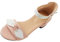 Generisch Sandali ragazzi 30 scarpe piccole/grandi per bambini, décolleté, tacchi bassi, fiori, sandali con punta aperta, fiori, matrimoni, feste, ragazzi 35, Colore: rosa., 33 EU 3X-Stretta