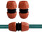 Lot de 2 raccords / rallonges de tuyau d'arrosage 12,5 mm – 15 mm – pour réparateurs ou rallonges de tuyau rapide, facile et permanent sans outils