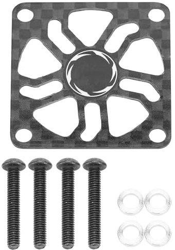 ZenithAur RC Cooling Fan Cover, Lightweight Carbon Fiber Cooling Fan Cover for RC Car Boat Motor Protective, 30mm, 40mm (30mm)