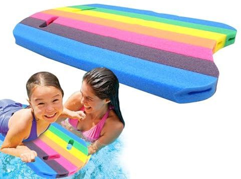Jlkegfdf Kickboards für Kinder, schwimmfähiges Board, Pool-Kick-Trainingsgerät, tragbare Trainingshilfe für Kinder, Erwachsene, Mädchen, Anfänger