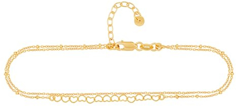 cai Damen Fußkette 925/- Sterling Silber 22+3cm Glänzend ohne gelb 301200126V-25