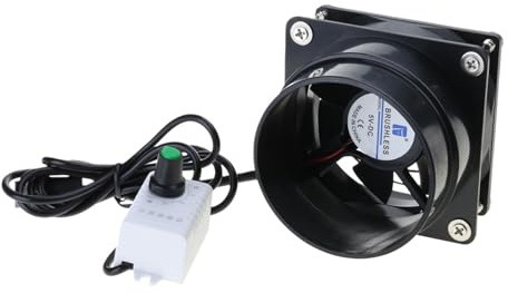 HEEZOU USB Adjustable Speed Solder Absorber Fuming Extractor Fan Pipe Duct Exhuast with Pipe Tube Ventilation Fan Computer Peripherals Portable Fume Extractor