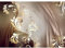 Runa Art Fototapete Blumen Abstrakt Vintage Modern Vlies Wohnzimmer Schlafzimmer - Made in Germany - 308 x 220 cm Braun Gold 9126010a