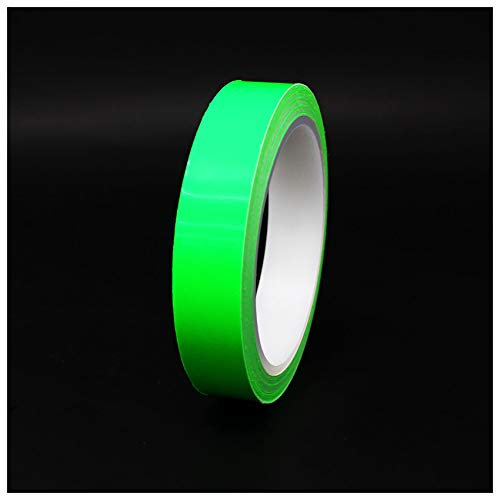 Finest Folia 10 Meter (0,79€/Meter) Glanz Zierstreifen Auto Motorrad Boot Modellbau Silber Chrom Dekorstreifen Seitenstreifen (Neon Grün, 10mm Breite)