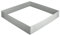 IRKA Bordure funéraire en métal aluminium/zinc 4 x 1 m + 4 coins