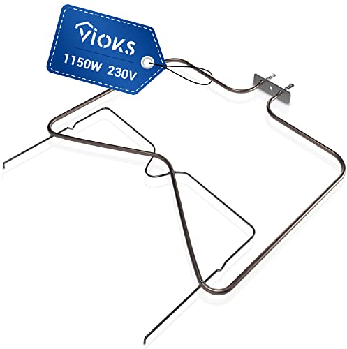 VIOKS Heizelement 230V 1150W Ersatz für Whirlpool 481010375734 Indesit C00324022 EGO 2041494000 Heizelemente für Bauknecht Ignis Backofenheizung für Backofen Herd Einbauherd Elektroherd