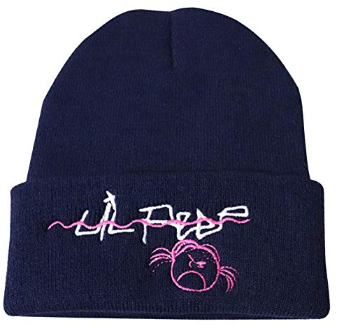 Lil Peep Hat Strickmütze Wolle Hip Hop Beanies Cap Männer Frauen Stickerei-Winter-warme Hut Für Frauen