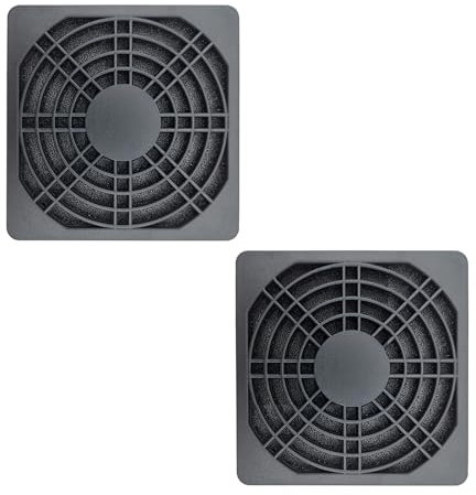 iYueMps 2pcs 40x40mm Dust Filter PC Fan Dust Filter with Fan Cover 3 in 1 for Computer Cooler PSU Routers