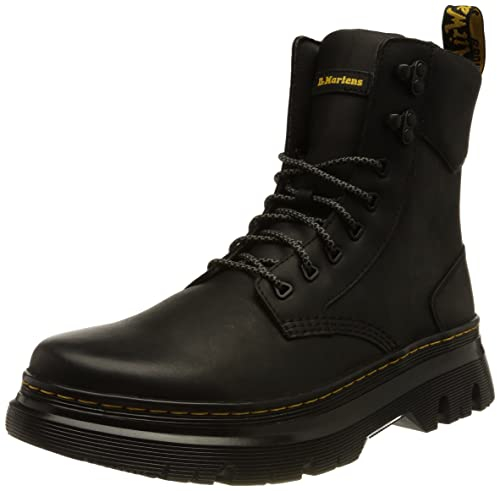 DR MARTENS 8 Eye Boots, Black Wyoming, 42 EU