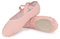 Girls Ballet Shoes Canvas Ballet Slipper Leather Split Sole Gymnastic Dance Flat Shoes for Women Children Adults Pink 6.5 UK