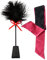 Crop Feathers Tickle, Peitschenfeder, French Tickler, Kunstleder