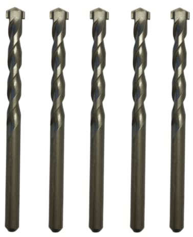 3mm x 75mm TCT Tipped Masonry Drill Bits (PACK OF 5) For Concrete Brick Porcelain Ceramic Tile Plastic Wood