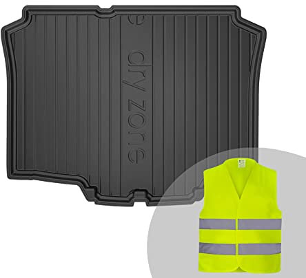 FROGUM DryZone Gummimatte Ganzjährige Praktische Auto Kofferraummatte Kofferraumwanne passend für SEAT Ibiza IV SC 2008-2017 | Hohe Kante | Robust und langlebig