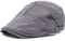 FBBULES Sommermütze Flatcap Baskenmütze, Barett Atmungsaktive Mesh Schirmmütze Gatsby Newsboy Hut für Herren Damen, Verstellbare 55-59CM Vintage Cabbie Cap (Grau)