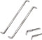Hakkin Pack of 2 130 mm Angle Screwdriver Tool Set, S2 Steel, Z-Type Double Head, Magnetic, Offset, Phillips & Slotted, for Tight Spaces