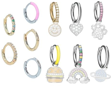Depesche 11834-062 Charm Donut, vergoldeter Anhänger für Halsketten, Armband und Ohrringe, ideal als kleines Geschenk