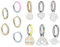 Depesche 11834-062 Charm Donut, vergoldeter Anhänger für Halsketten, Armband und Ohrringe, ideal als kleines Geschenk