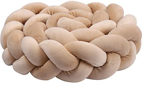 IIQI® Letto a ​Treccia Cuscino, Cuscino Intrecciato (B55,450cm)