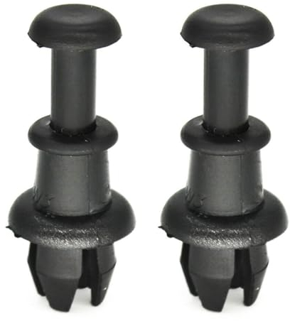 Exingk 2 Stück Premium Kunststoff Hutablage Aufhänger Clips für Golf 5 MK6 Tigaun 6C Saitenhaken Gurtstifte