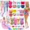 Miunana 19 Accesorios para Muñecas De 11,5 Pulgadas 28 - 30 CM: 6 Bañadores + 5 Accesorios + 8 Pares De Zapatos (Selección Aleatoria)