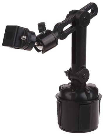 Domasvmd Handheld Radio Stand Adjustable Auto Cup Mount Bracket Car Holder For UV5R Adjustable Cup Holder Mount