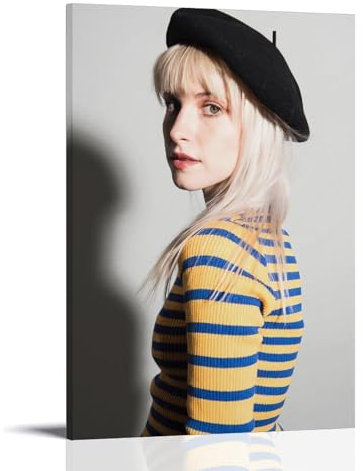 XXueMei Sänger Hayley Williams.4Music Poster, Albumcover, Poster, dekorative Gemälde, Leinwand, Wandposter und Kunstdrucke, moderne Heimdekoration, Poster, 20 x 30 cm, Rahmenstil