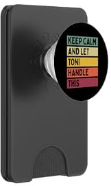 Keep Calm And Let Toni Handle This Funny Zitat Retro PopSockets PopWallet für MagSafe